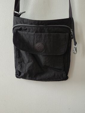 Kipling Black Nylon Crossbody Bag